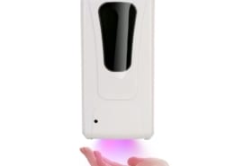 Dispenser automatico con sensore IR per liquido - Gel igienizzante mani - Luce UV